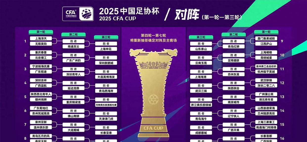 ANBO体育登录入口-3-2，2-3！足协杯8强出炉！蓉城申花国安冲冠，中甲诞生最大黑马